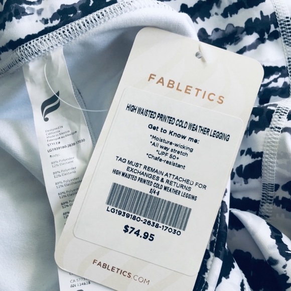 FABLETICS “Oasis” Power Hold High Waisted Cold Weather Leggings XS - Picture 15 of 15